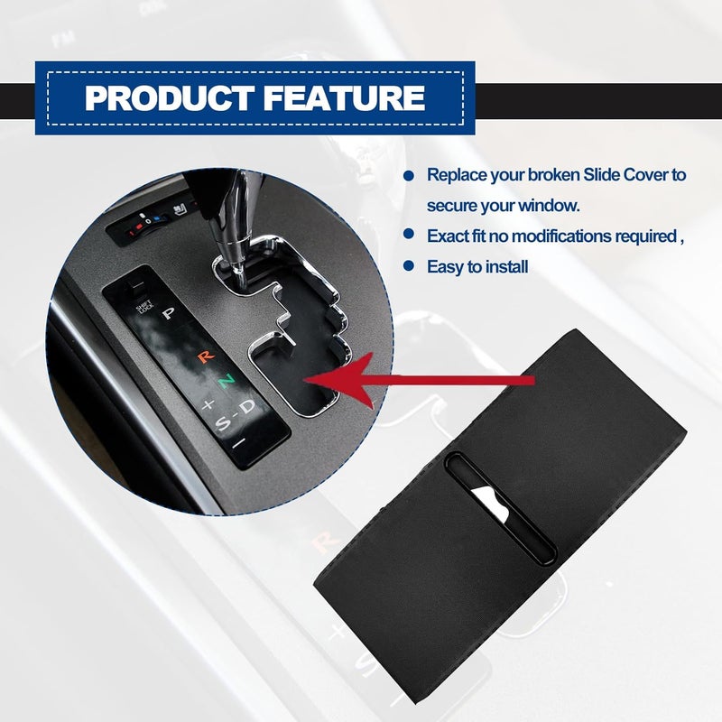 Vrasly 35975-53020 Shift Slider Center Console Slide Cover Compatible with IS250 IS350 2005-2013 Replace Gear Shift Position Slide Cover - Image 4